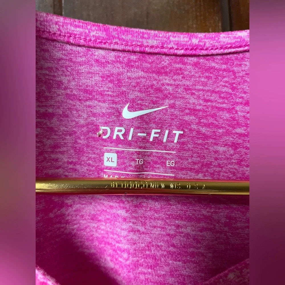 Nike dri fit women's extra large pink tank top - Picture 3 of 5
